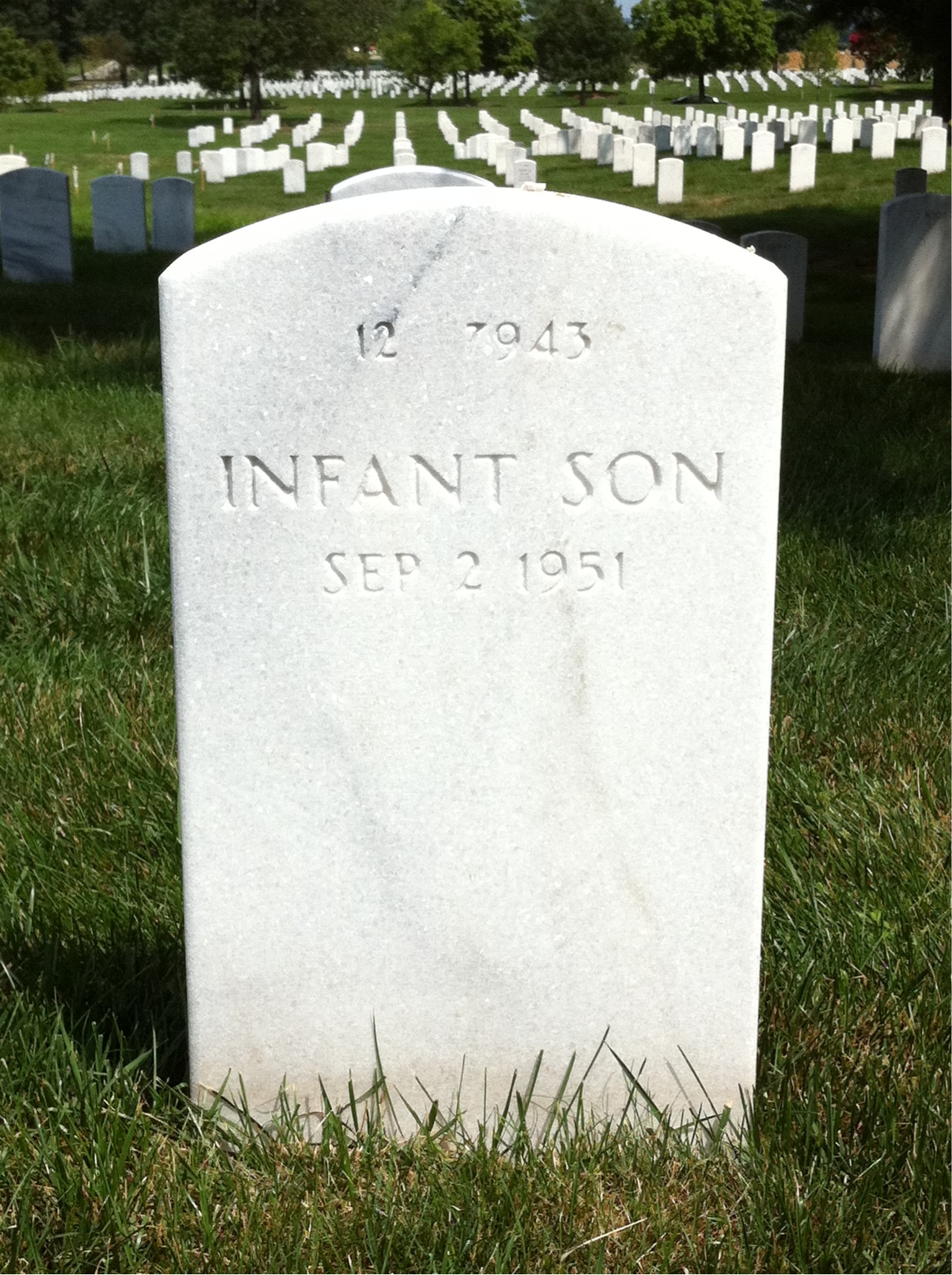 Back of headstone — Thomas Mcmahon