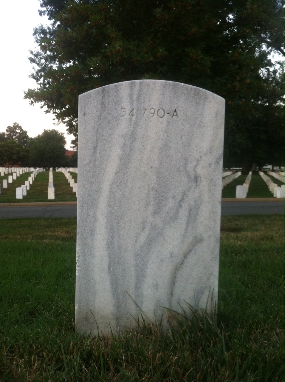 Back of headstone — Lawrence Bailey