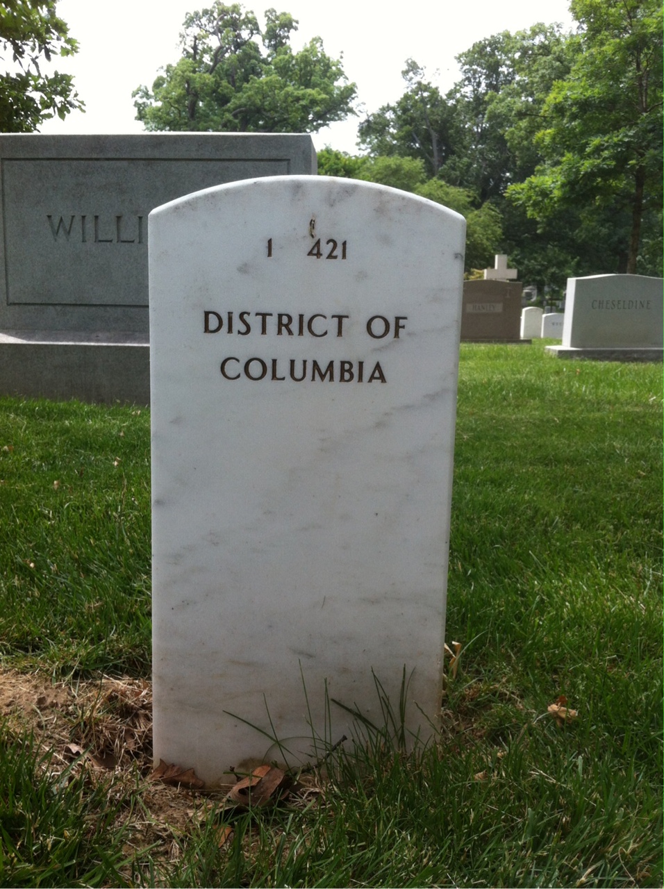 Headstone of Benjamin H. Cheever
