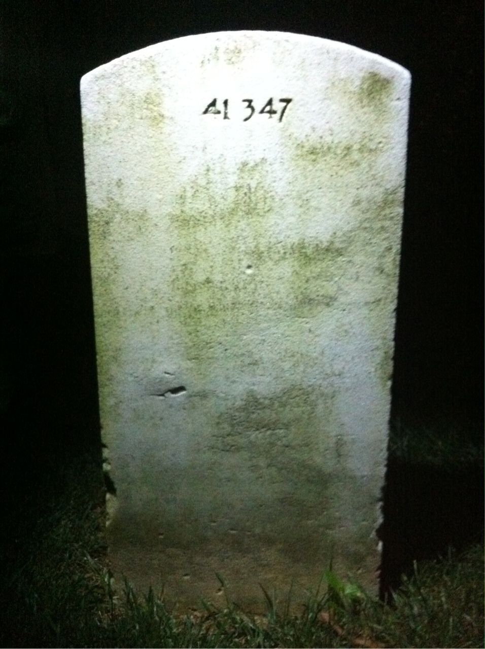 Back of headstone — Edward Mroz