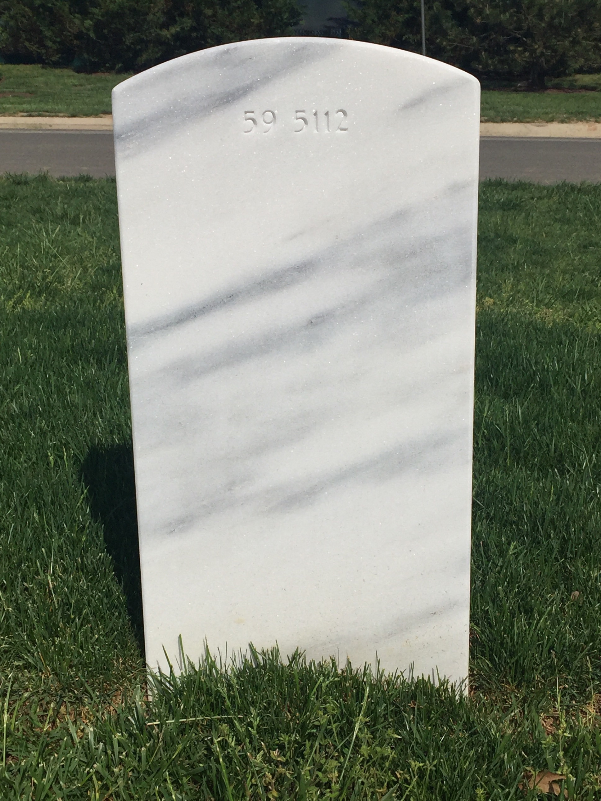 Back of headstone — Larry Edward Wesson