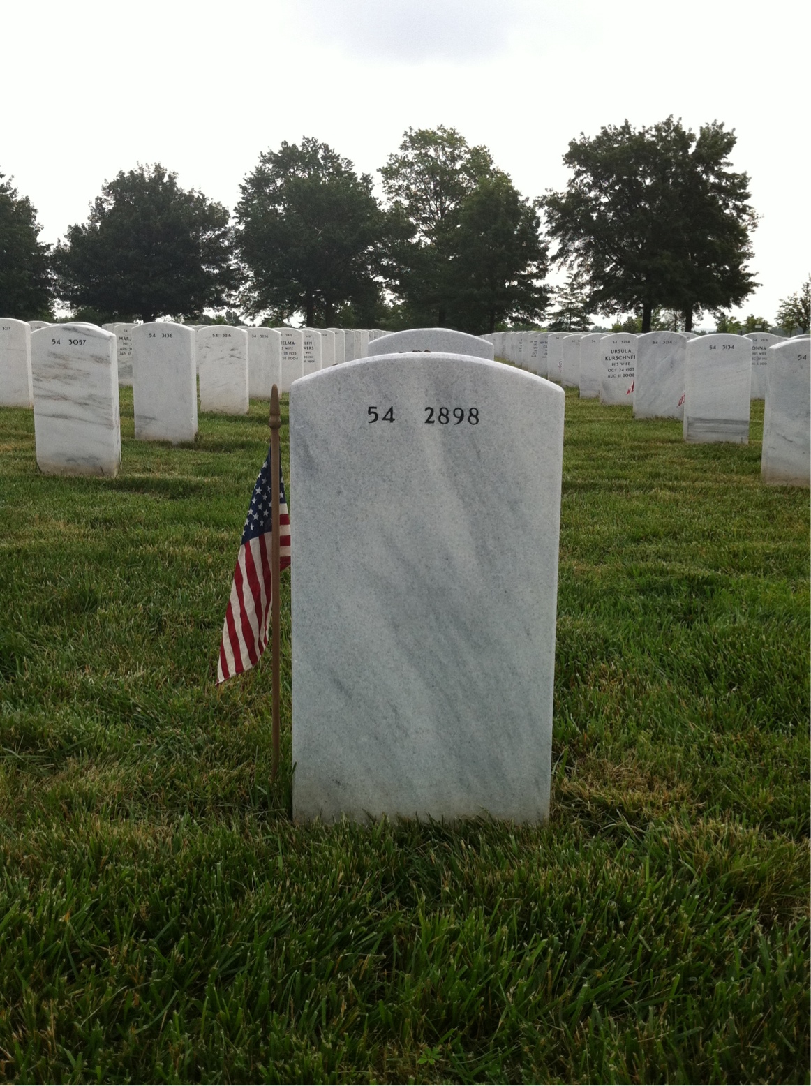 Back of headstone — Walter Mason
