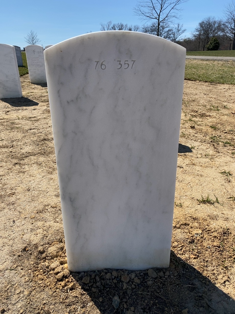 Back of headstone — Thomas Franklin Quaile