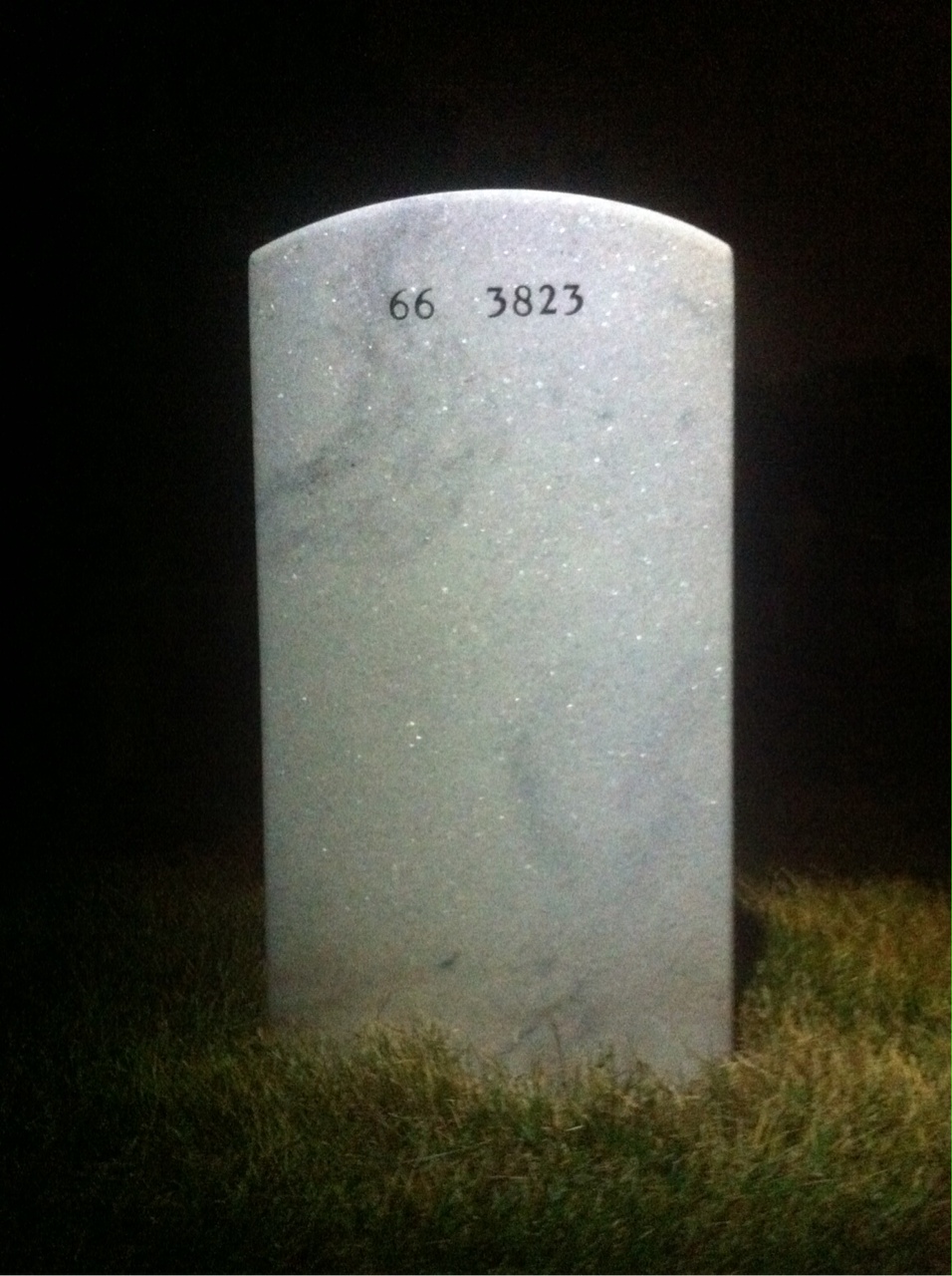 Back of headstone — Louis Meyers