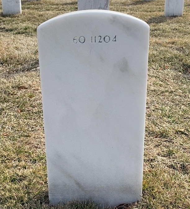 Back of headstone — Matthew Q Mcclintock