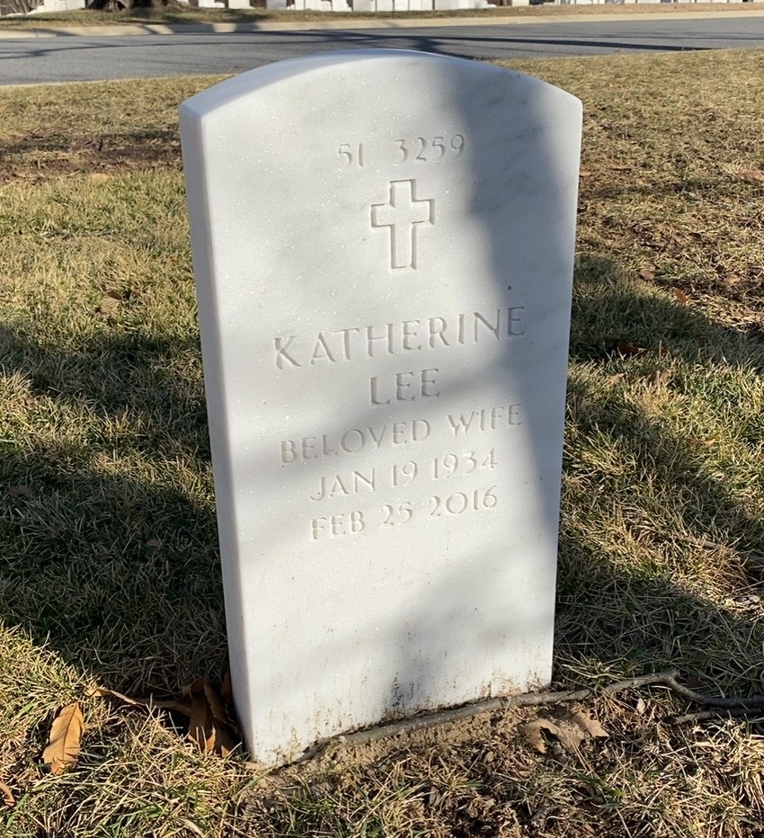 Back of headstone — William Muncy