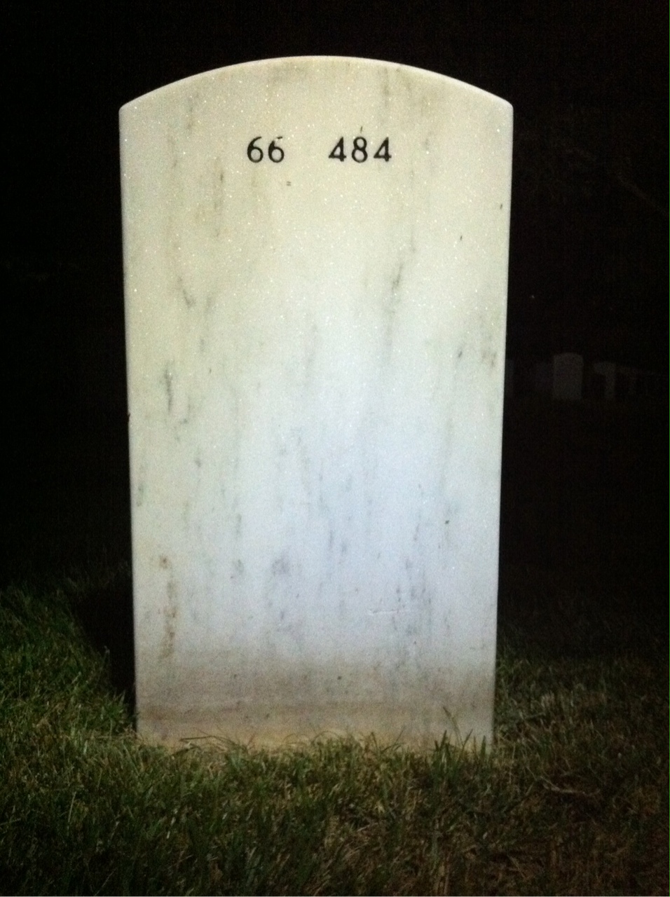 Back of headstone — Brian Simpson
