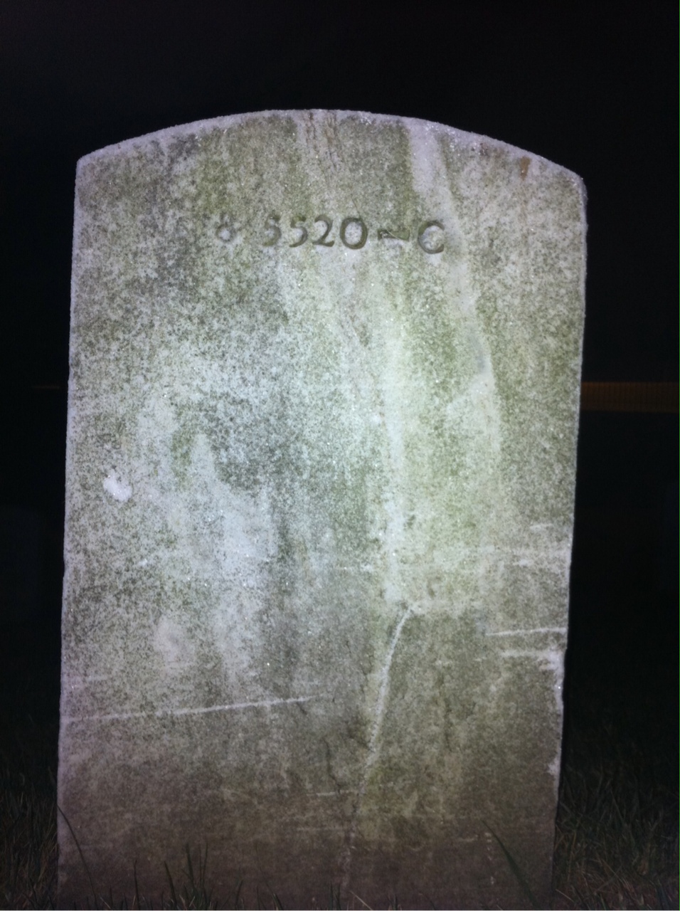 Back of headstone — Amy Zwicker