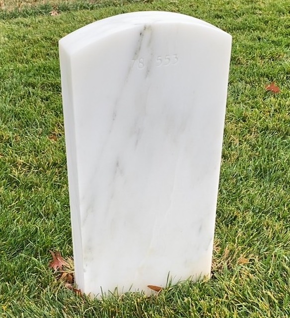 Back of headstone — Charles Biddle