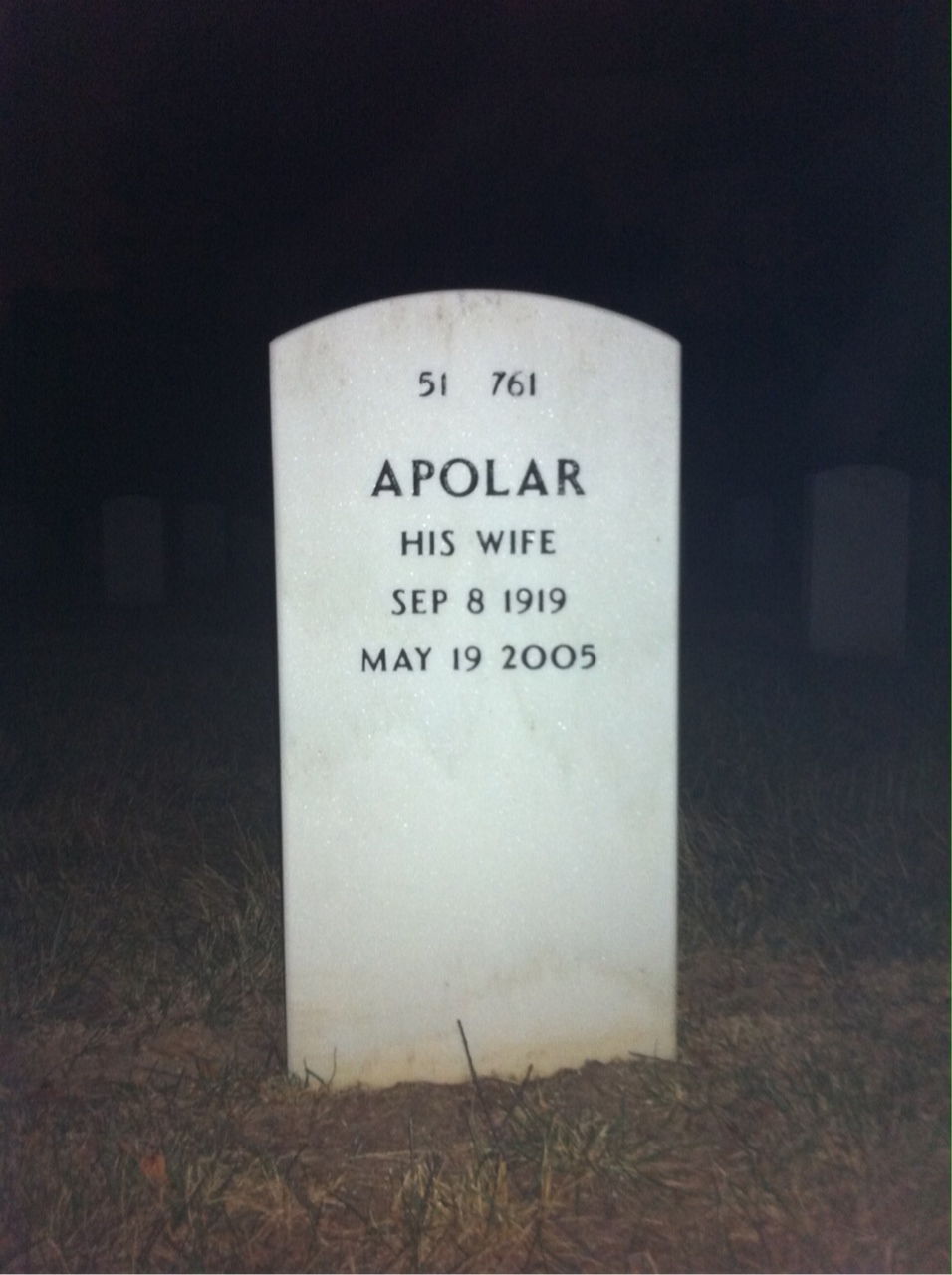 Back of headstone — Benjamin Reed