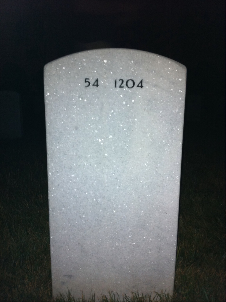 Back of headstone — Samuel Vella