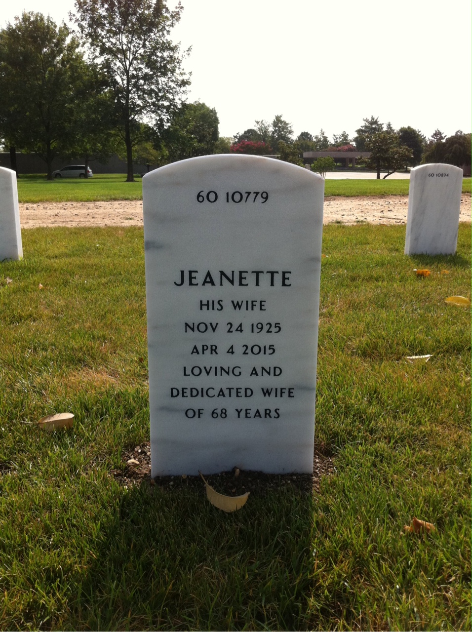 Back of headstone — Eckehard Muessig