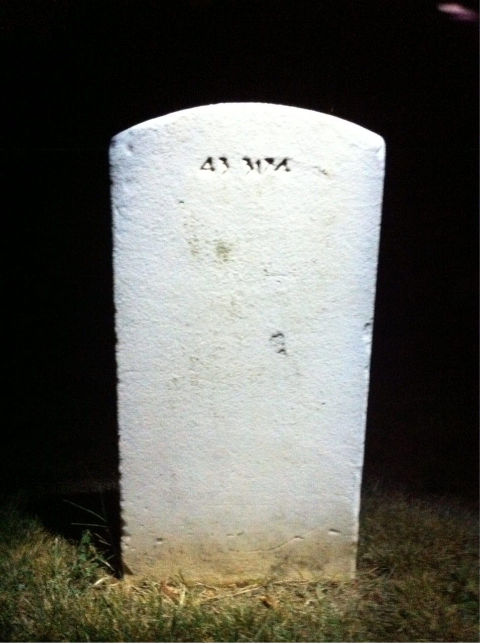 Back of headstone — Vachel Lindsay Sanders