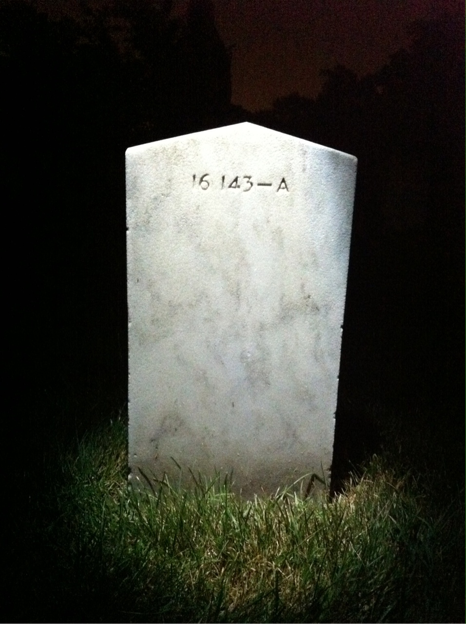 Back of headstone — Joseph Bailey
