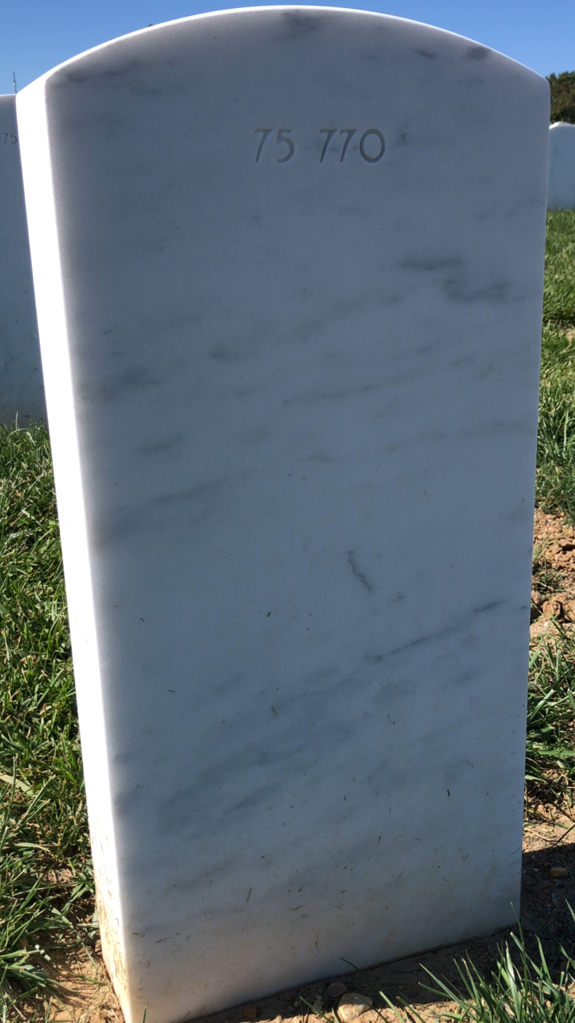 Back of headstone — Ambrosio Sanchez