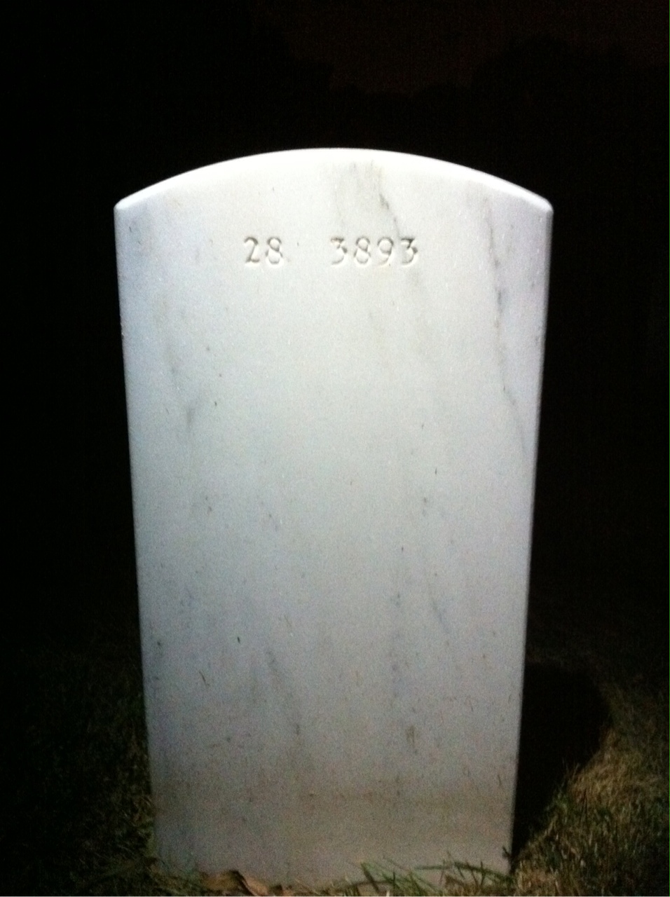 Back of headstone — Richard Burton