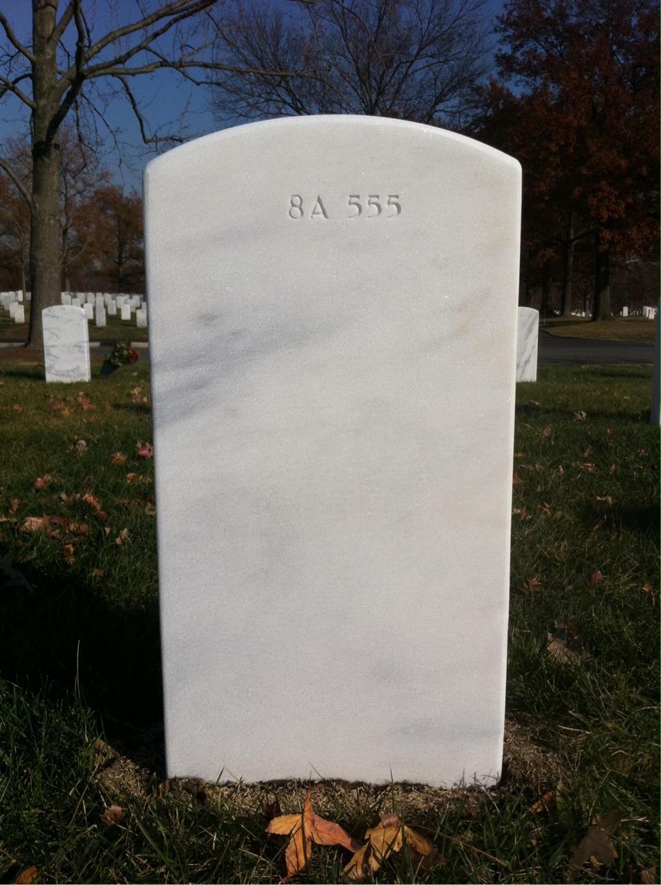 Back of headstone — George Boggess