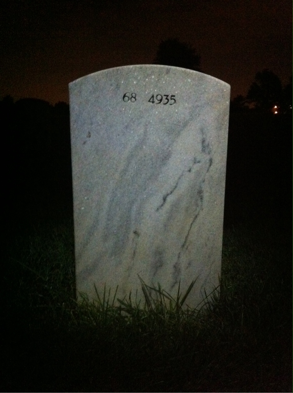 Back of headstone — Joseph Murphy