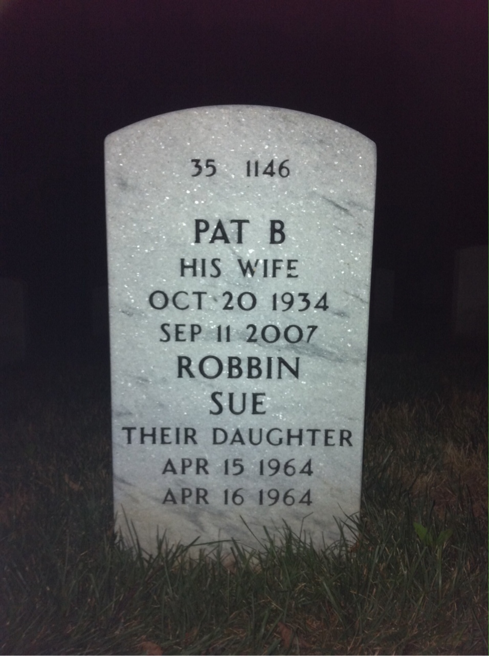 Back of headstone — Theodore Stewart