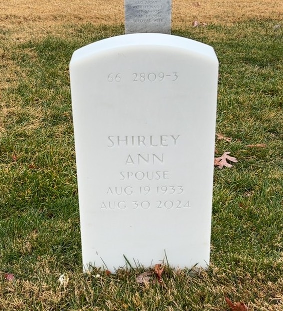Back of headstone — Joseph Gioe