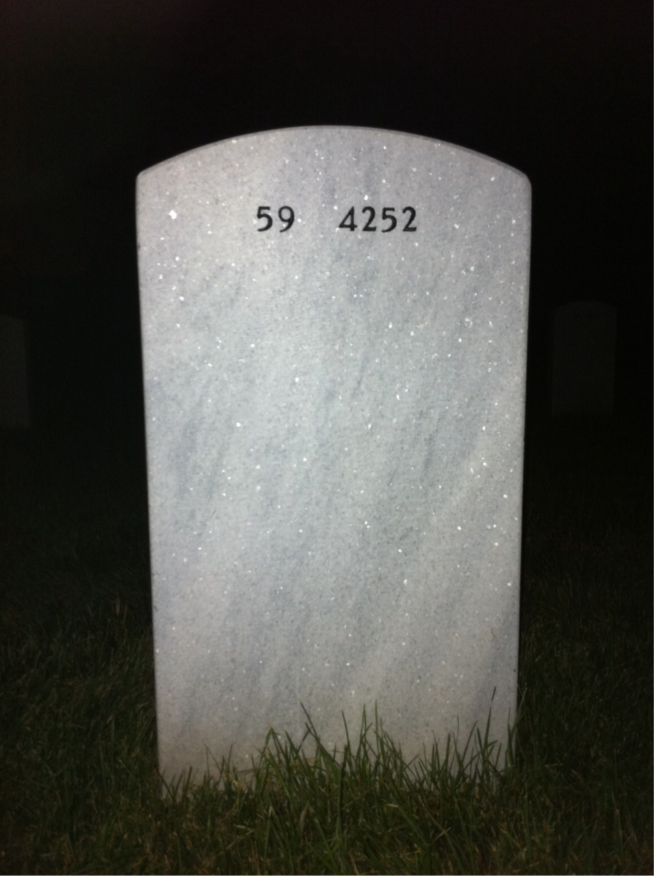 Back of headstone — William Lenwood Taylor