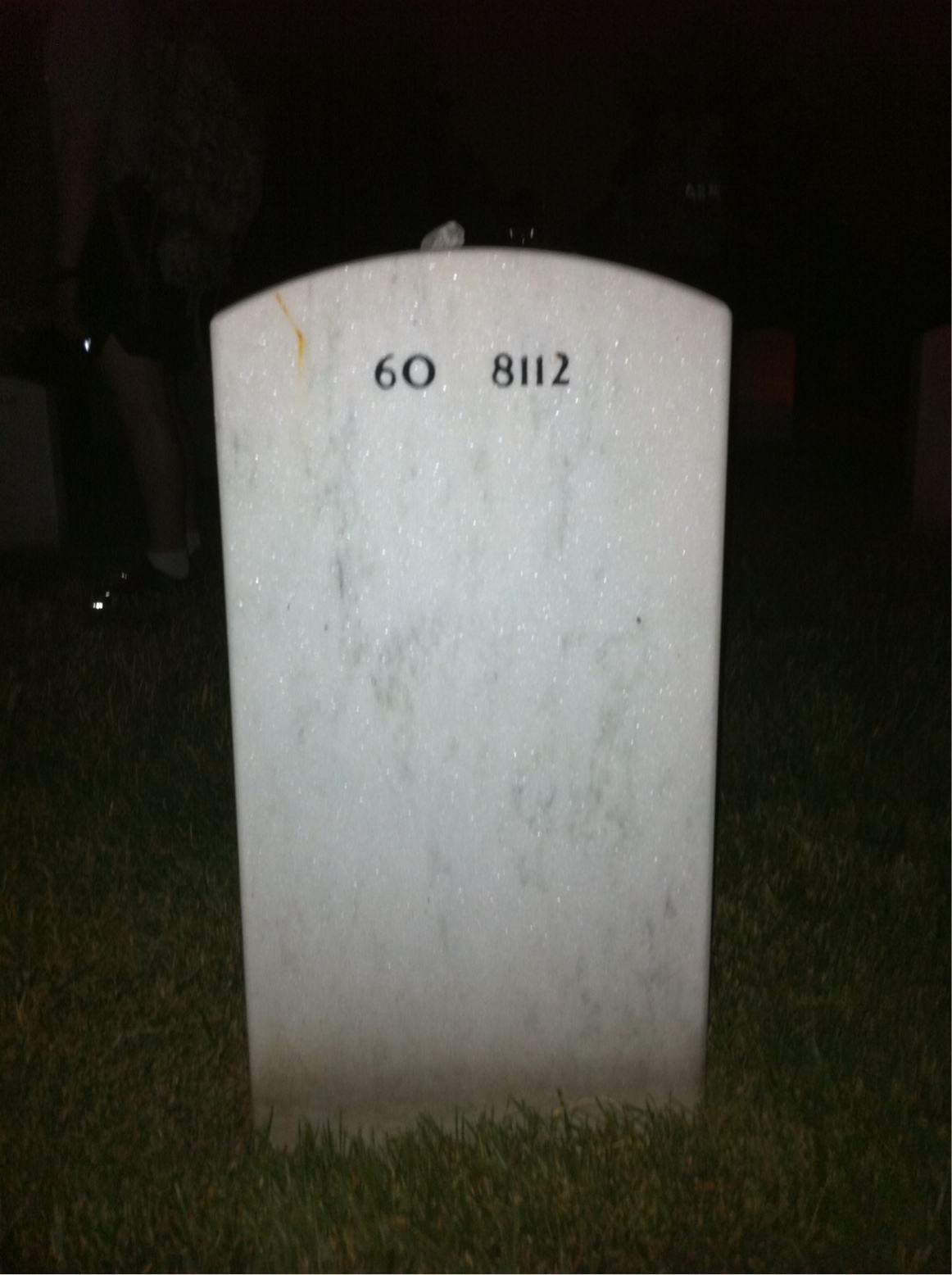 Back of headstone — Michael Bordelon