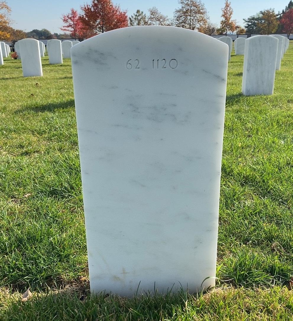 Back of headstone — Craig S Cloyd