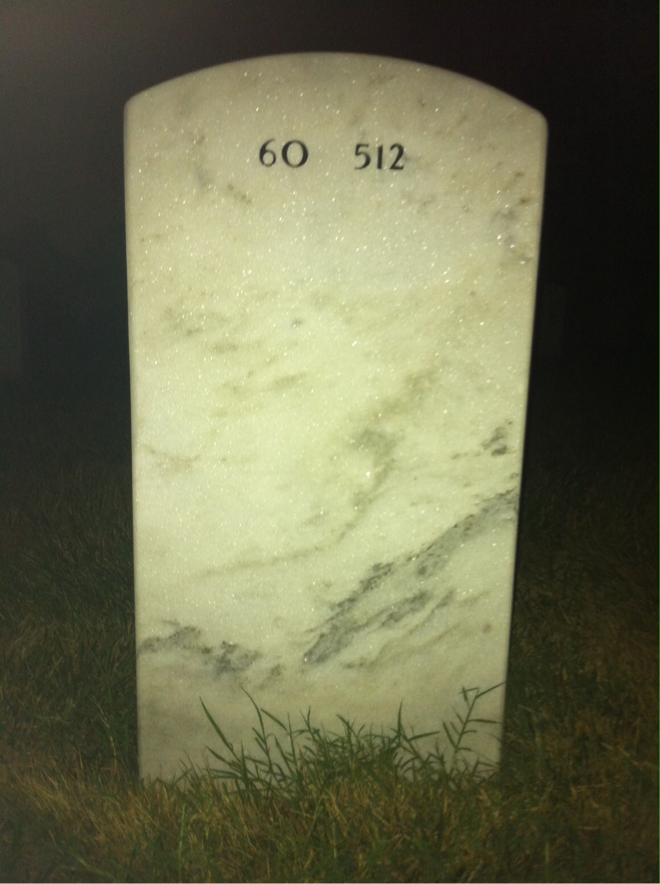 Back of headstone — Carl Moskal