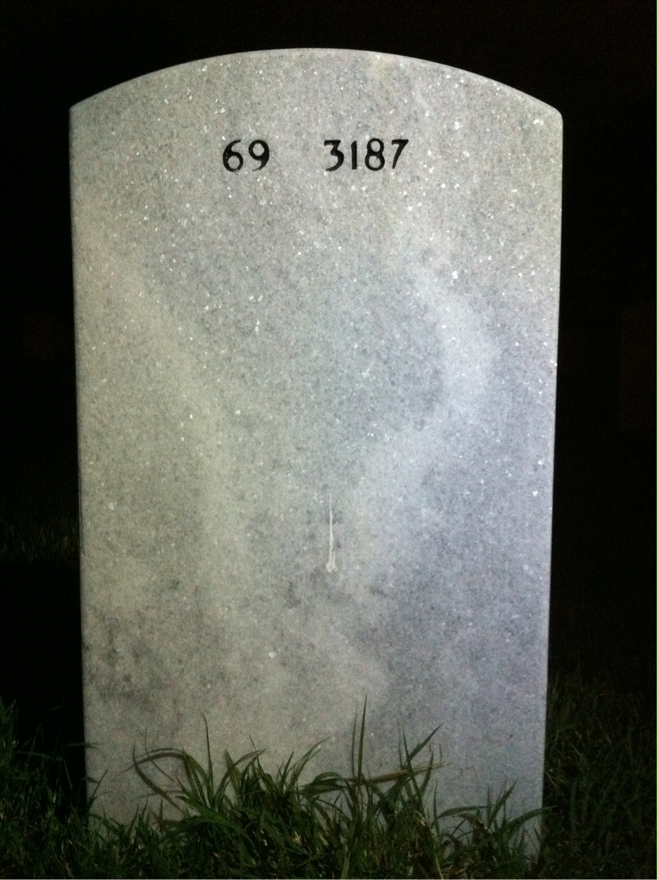 Back of headstone — Conrad Philos