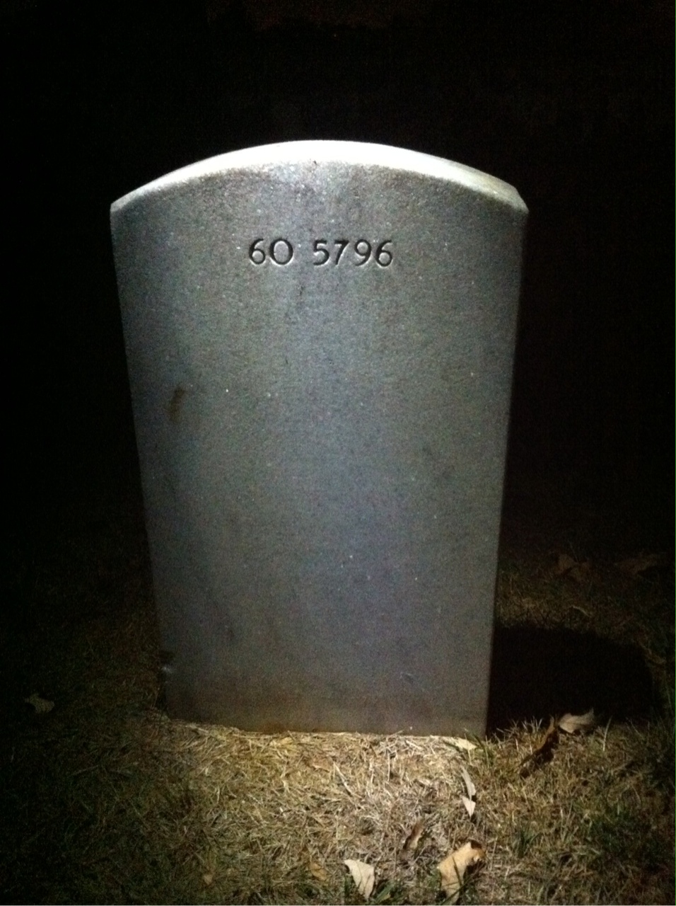 Back of headstone — Samuel Miller