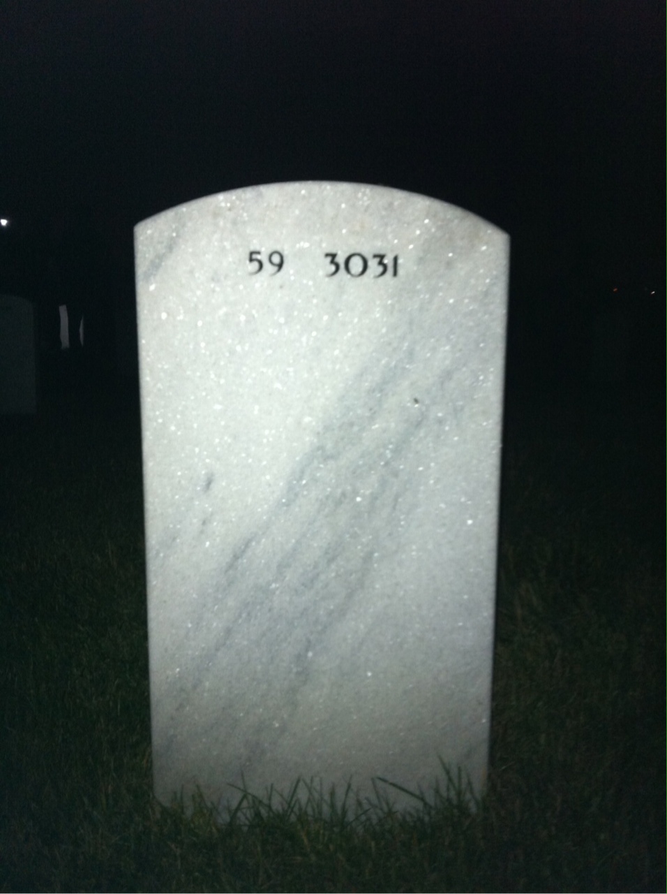 Back of headstone — Margaret Kumpf