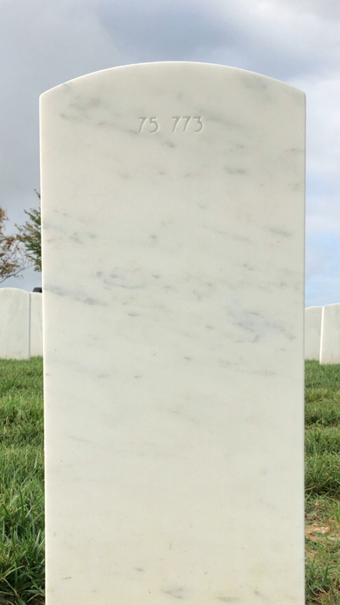 Back of headstone — Thomas Moreno