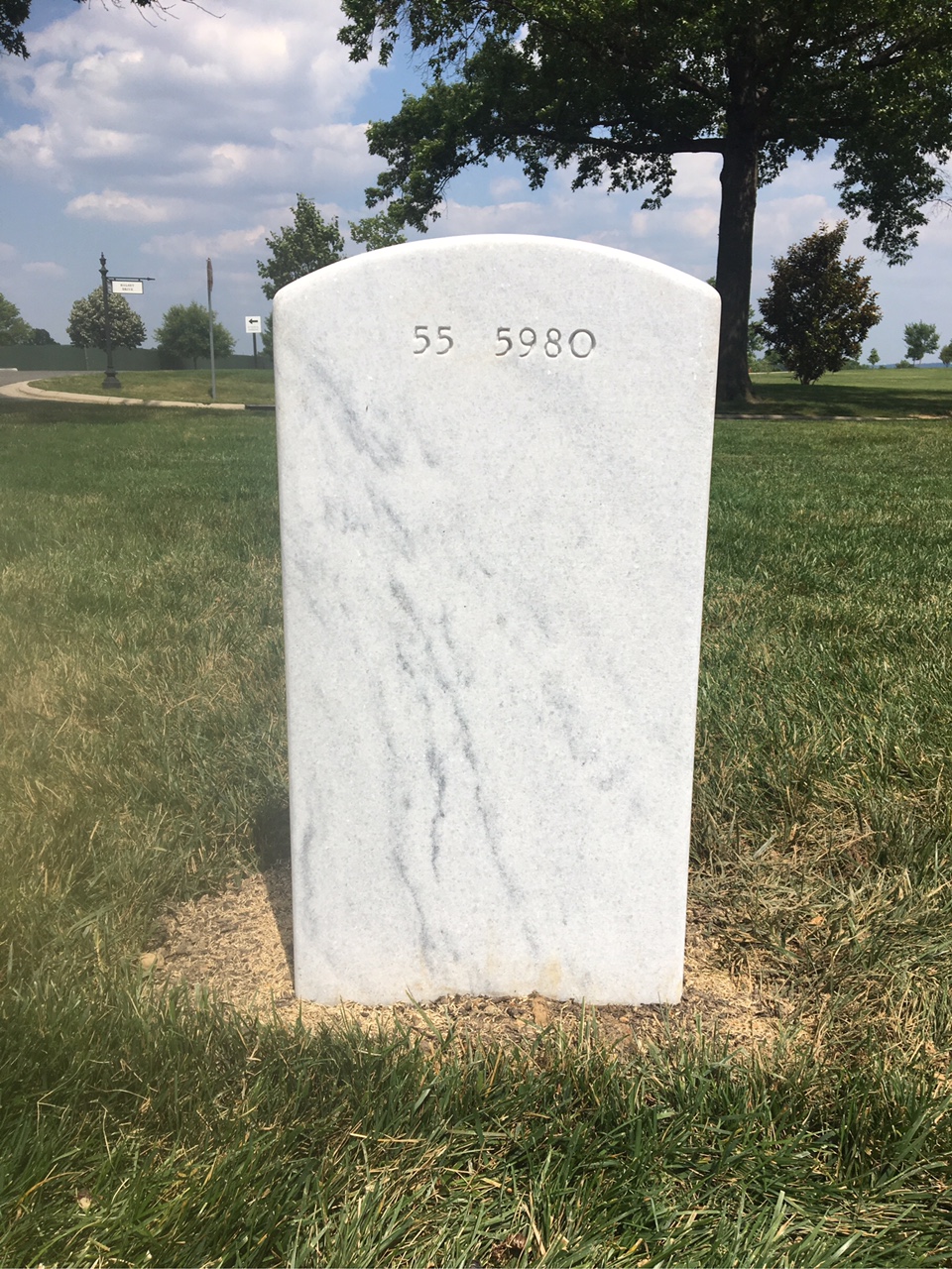 Back of headstone — Thomas Miller