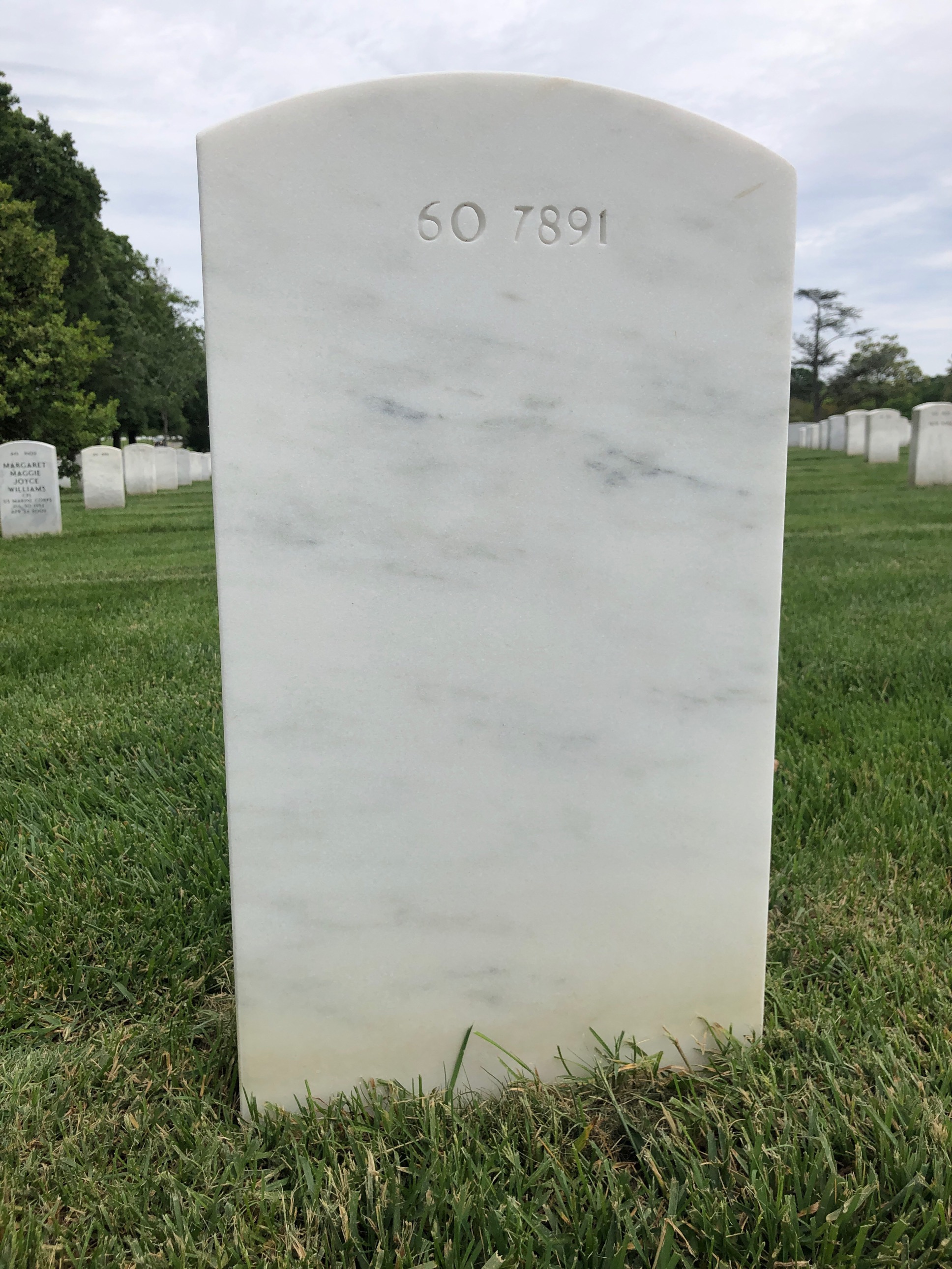 Back of headstone — Joseph Bellavia