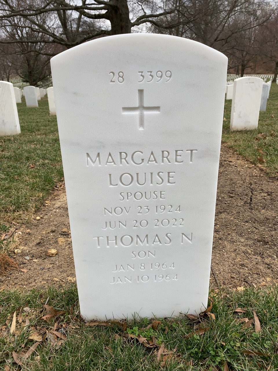Back of headstone — Nicholas Argyropoulos