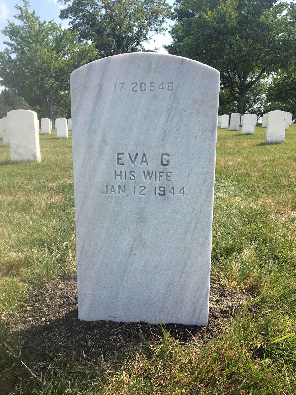 Back of headstone — Samuel Mills