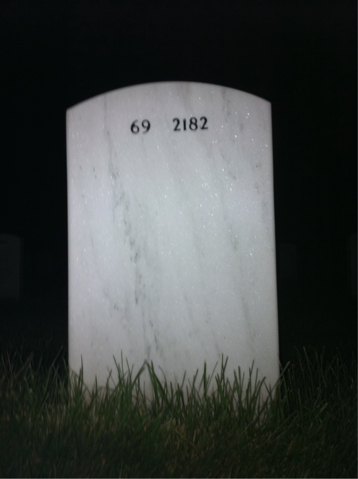 Back of headstone — Michael Brummel