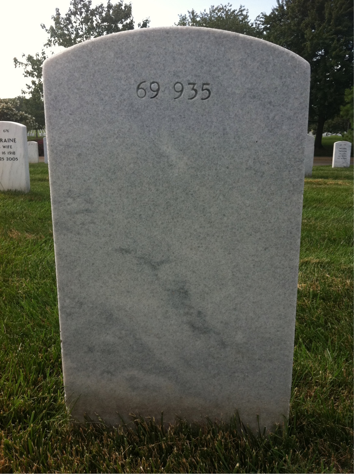 Back of headstone — Alexander Berg