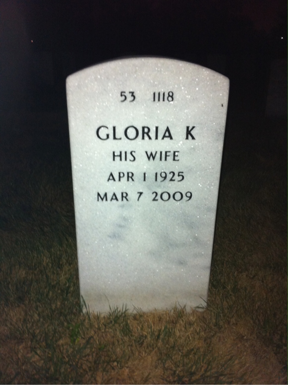 Back of headstone — Robert Mulroy