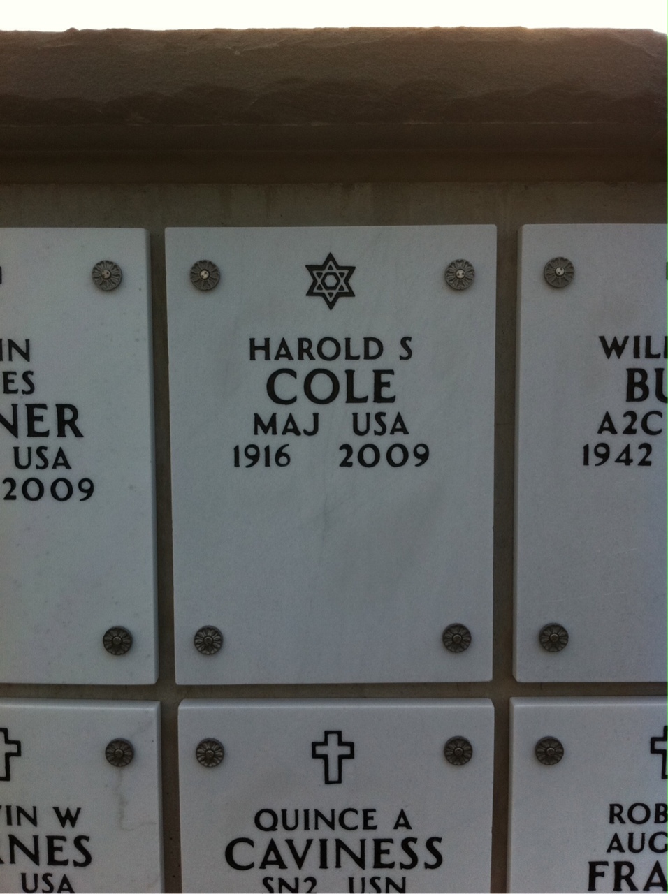 Harold S Cole