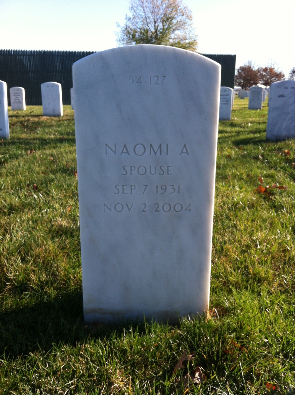 Back of headstone — Roy Balton