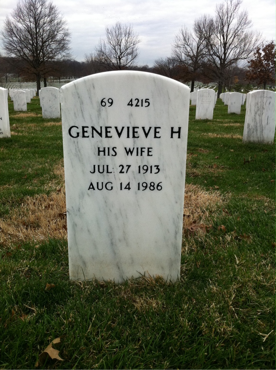 Back of headstone — Mark Matthews