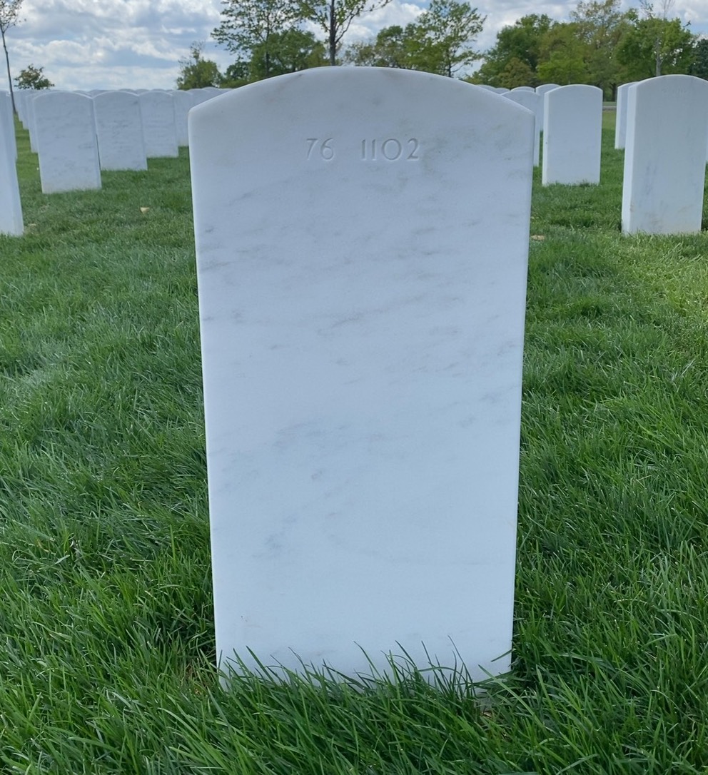 Back of headstone — Daniel Mcneil