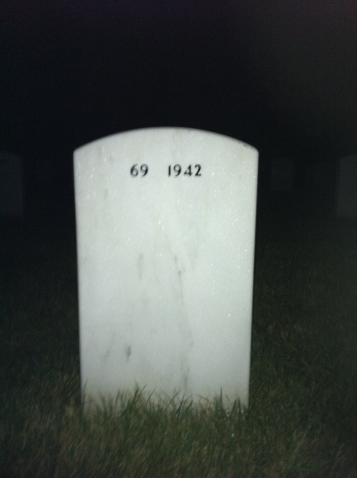 Back of headstone — Antrevyn Mason-Black