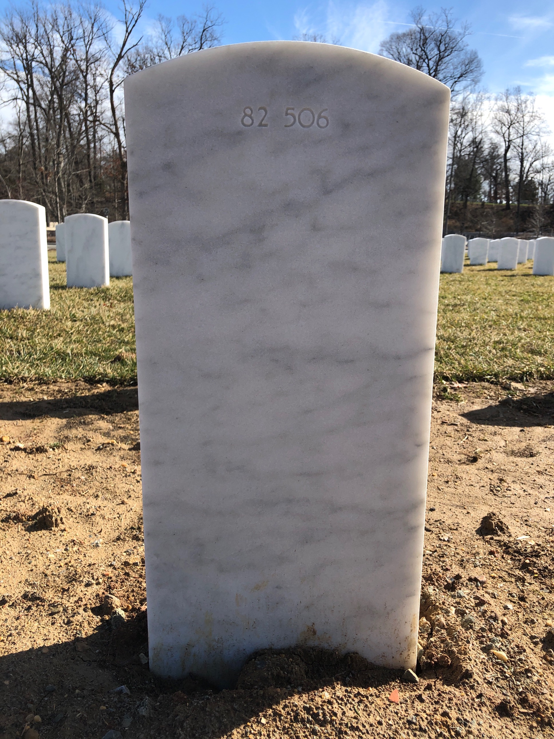 Back of headstone — Joseph Leo Goudreau