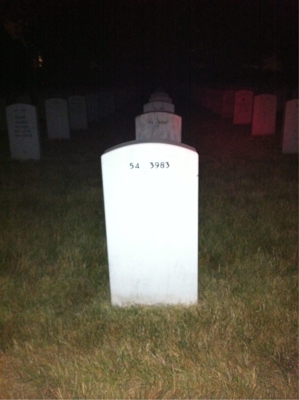 Back of headstone — Edwin Dunn