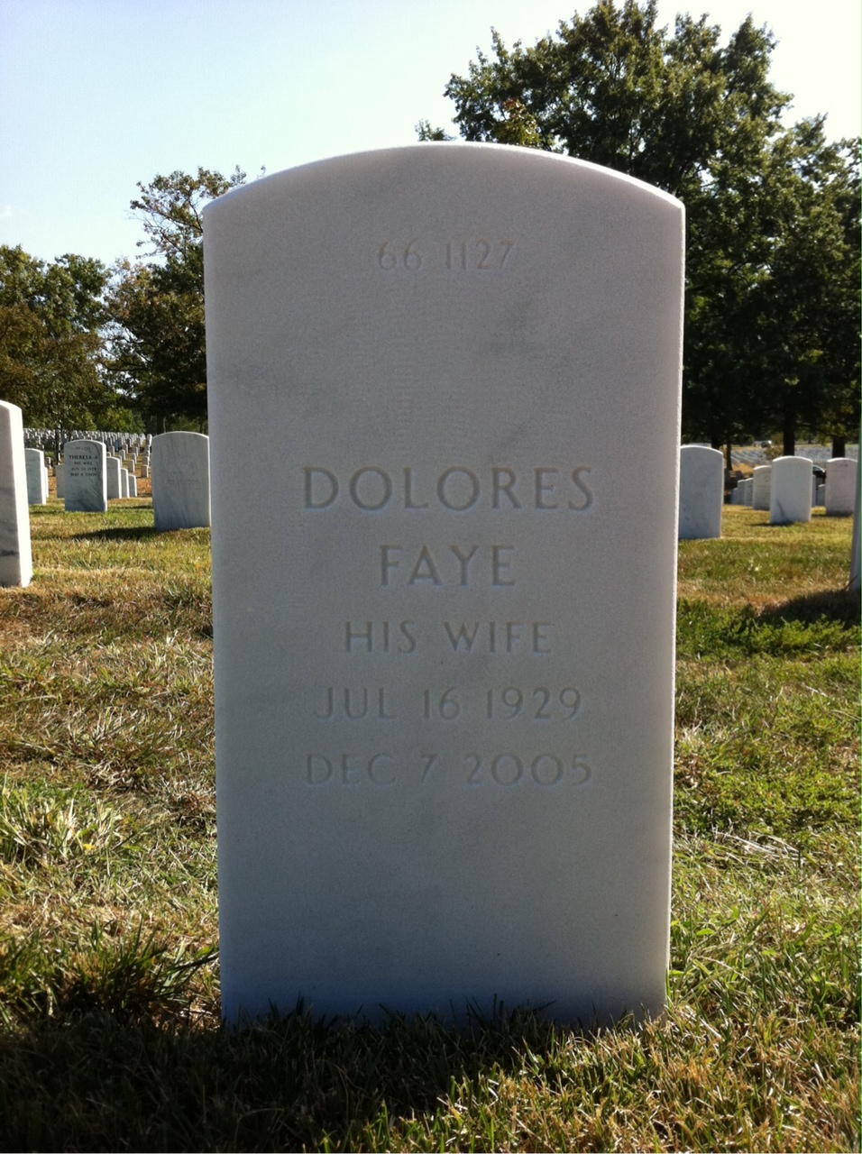 Back of headstone — Louis Zammarella