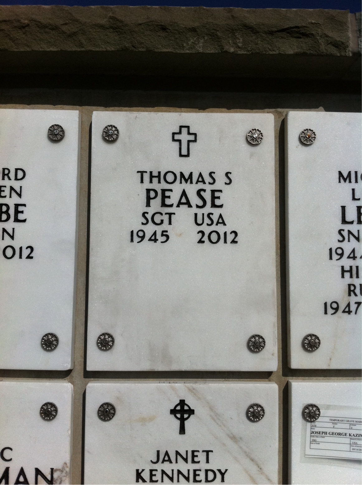 Thomas S Pease