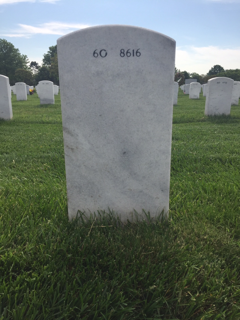 Back of headstone — Philip Murphy-Sweet