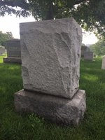 Sanford Bradbury — Headstone Back